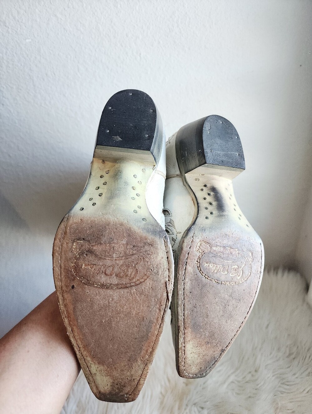 J.B DILLON RESERVED GLITTER COWGIRL BOOTS EXCELLENT COND. SIZE 5C - Picture 14 of 17